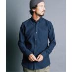 「Magine」 長袖ネルシャツ 46 ネイビー メンズ
