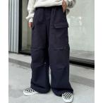 [CIAOPANIC TYPY] брюки-карго LARGE темно-синий женский 