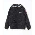 「AVIREX」 ダウンジャケット MEDIUM ブラック メンズ