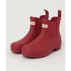 「HUNTER」 レインブーツ 38 レッド レディース