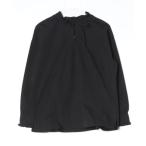 [Lugnoncure] длинный рукав блуза FREE черный женский 