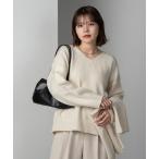 [Amiur] вязаный ансамбль FREE слоновая кость женский 