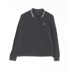 「FRED PERRY」 長袖ポロシャツ 10 ダークグレー レデ