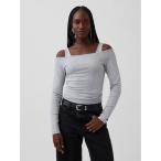 ショッピングオフショルダー tシャツ モダン オフショルダートップス レディース