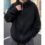  свитер вязаный [ унисекс ] Zip выше свитер большой размер / Layered . организовать свободный / весна мужской женский 