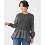 ショッピングサンヨー ニット セーター 「L」「ウォッシャブル」シャツコンビニットプルオーバー レディース