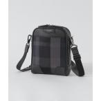 ウエストポーチ 「一部店舗限定」トーナルクレストブリッジチェックミニクロスボディバッグ メンズ