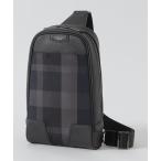 ショッピングボディ ウエストポーチ 「一部店舗限定」トーナルクレストブリッジチェックボディバッグ メンズ