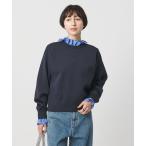 ニット セーター スウェットライク クルーネックニット ‐ウォッシャブル‐ レディース