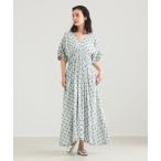 ショッピングフラワー ワンピース ne Quittez pas / スモール フラワー ギャザー ワンピース