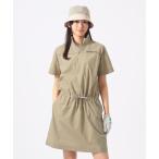 ショッピングORANGE ワンピース ORANGE LABEL / ストレッチ ハーフジップ 撥水ワンピース