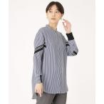 「CAST:」 長袖ブラウス M ブルー