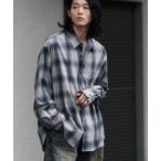 ショッピングネルシャツ 「WYM LIDNM」 長袖ネルシャツ M グレー メンズ