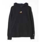 「TOMMY JEANS」 ワンポイントプルオーバーパーカー S ブラック メンズ