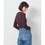 「23区」 長袖ニット 38 ブラウン レディース