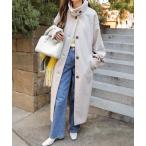 [andme] пальто с отложным воротником M слоновая кость женский 