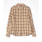 「SHIPS」 長袖ネルシャツ LARGE イエロー メンズ