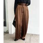 [select MOCA] слаксы SMALL Brown женский 