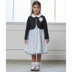 ショッピングフラワー フォーマル 発表会 卒園式 入学式 「フォーマル」フラワー刺しゅうOP+衿つきJKセット キッズ 子供服 女の子