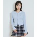 ショッピングlovetoxic カーディガン  「LTXC」「洗える」リブWジップカーディガン キッズ 子供服 女の子