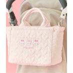 マタニティ 「メゾピアノママ」ウサギアップリケ2wayトートバッグ