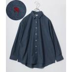 ブラウス シャツ Arnie Arnold Palmer（アーニーアーノルドパーマー）ダンガリーデニムシャツ/レギュラーカラー/長袖 レディース メン
