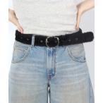 ベルト VISION STREET WEAR（ヴィジョンストリートウェア）FUR BELT/フェイクファーベルト/ヒョウ柄 無地/ユニセックス