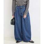 ショッピングデニム ジーンズ デニム デニムパンツ ウォッシャブル / DU JOUR / デュ ジュール DRAW-SASH PEG JEAN レディース