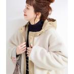 ショッピングボア ブルゾン アウター リバーシブルボアコート レディース