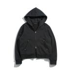  Parker double zip short length loopback hoodie/ двойной Zip Short length обратная сторона шерсть Parker мужской женский 