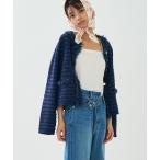 ショッピングドゥ カーディガン ツィードニットジャケット レディース