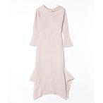 「LAGUNAMOON」 ニットワンピース M ベージュ レディース