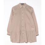 「BURBERRY」 シャツワンピース 38 ブラウン レディース