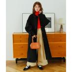 [Birthday room] пальто с отложным воротником FREE черный женский 