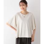 「GLOBAL WORK」 半袖カットソー MEDIUM ベージュ レディース