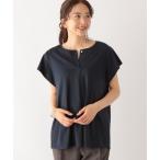 「GLOBAL WORK」 半袖カットソー MEDIUM ネイビー レディース