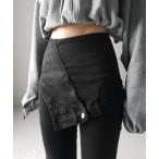 「me+em select」 ブーツカットデニムパンツ X-LARGE ブラック レディース