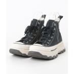 「CONVERSE」 ハイカットスニーカー 24.5cm ネイビー レディース