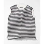 [FREAK'S STORE] окантовка рисунок безрукавка tops FREE черный женский 