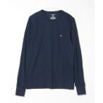 ショッピングHILFIGER 「TOMMY HILFIGER」 長袖Tシャツ M ダークネイビー メンズ