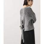 ショッピングリボン ニット セーター スラブＭＩＸ後リボンニット レディース