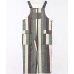 サロペット オーバーオール ストライプサロペット レディース