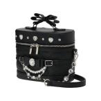 ショルダーバッグ バッグ さきまるちゃんコラボ キラキラバニティバッグ レディース