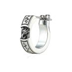 ショッピングLION ピアス “HOWL”クロッシングピアス（タテガミカービング）/シルバー925「LION HEART / ライオンハート」 メンズ レディース