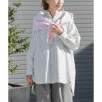 ブラウス シャツ FORK＆SPOON　PEオックスロングシャツ レディース