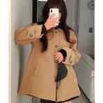 ショッピングダッフル ダッフルコート コート ステンカラーミドル丈コート レディース