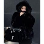 ショッピングエコ コート アウター エコファーコート レディース