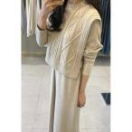 セットアップ ニットベストワンピースセットアップ レディース