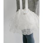 ショッピングトート トートバッグ フラワーオーガンジートートバッグ レディース