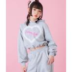 オーバークロップドラメスウェット